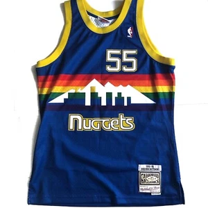 authentic mitchell & ness Dikembe Mutombo denver nuggets 1991-92 Jersey size S - Picture 1 of 2