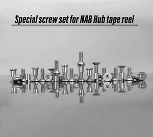 36 Pcs Screw Set NAB HUB 1/4" TAPE REEL 10.5" AMPEX TEAC RMGI STUDER REVOX NAGRA - Picture 1 of 6