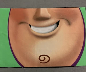 Toy Story Buzz Lightyear Mundpanel 100 % Baumwolle gewebt Erwachsenengröße 9 x 6 Zoll - Bild 1 von 1