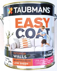 Taubmans Easy Coat Interior Walls Low Sheen Anti-Bacterial Hi Chroma Blue 4L - Picture 1 of 4