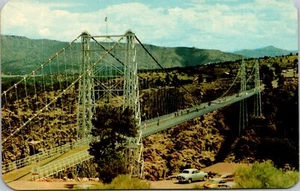 Postcard Canon City Colorado World Highest Bridge Over royal Gorge Vintage - Picture 1 of 2