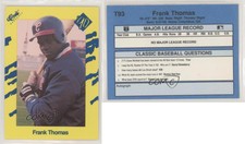 1990 Classic Update Yellow Travel Edition Frank Thomas #T93 Rookie RC HOF
