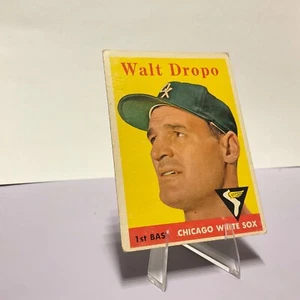 ⚾  1958 Topps WALT DROPO 338 White Sox * Baseball Card - Picture 1 of 3