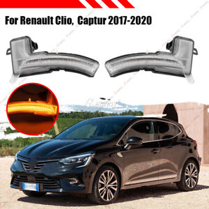 For Renault Clio Mk4 Sweeping Dynamic Sequential Wing Mirror Indicator Light