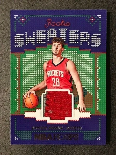 ALPEREN SENGUN 2021-22 Panini NBA Hoops Winter Edition SWEATERS RELIC rookie - Image 1 of 1