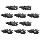 Easy to Use Tent Pull Clip 10pcs Black Nylon Clips for Camping and Caravanning