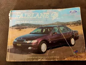 FORD FAIRLANE GHIA NF OWNERS MANUAL Glove Box Book - Picture 1 of 14