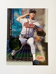 1999 Upper Deck Ionix Atlanta Braves Baseball Card #6 Greg Maddux - Picture 1 of 2