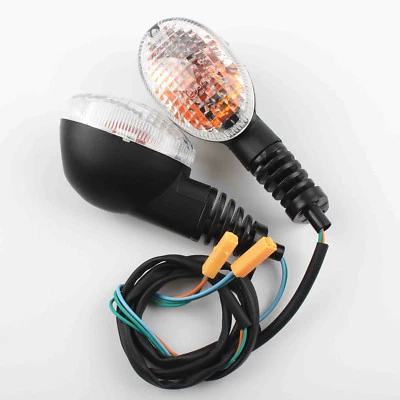 1 par de luces de giro X para Kawasaki EX250J NINJA250R 2008/09/10/11/12 limpias Foto 1 de 4