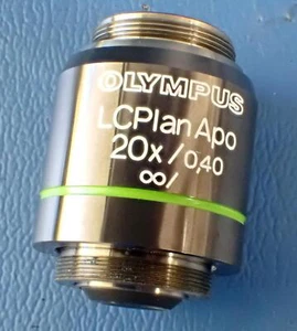 OLYMPUS LCPLAN APO Microscope Objective 20x / 0.40, 8/- - Picture 1 of 6