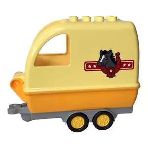 Lego Duplo Horse Trailer Yellow 10807 Replacement - Picture 1 of 8