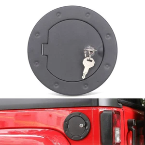 Tapa de tapa de llenado de combustible del tanque de gasolina con llave ajuste Jeep Wrangler JK 2007-17 auto - Imagen 1 de 7