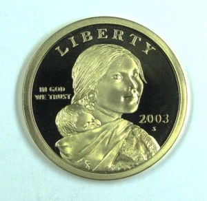 2003 PROOF NATIVE AMERICAN SACAGAWEA DOLLAR - Picture 1 of 1