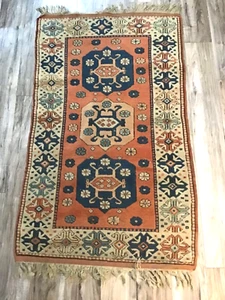 Medaglione tribale afgano 84” x 34” vintage annodato a mano - Foto 1 di 5