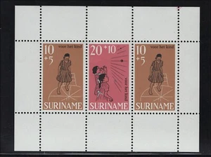 Surinam Scott # B149a MNH Semi-Postal Child Welfare Mini Sheet 1968 - Picture 1 of 1