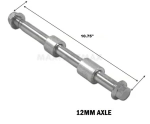 Espaciadores de eje de rueda delantera/trasera de 10,75" pulgadas 12 mm Honda CRF50 XR50 SDG SSR 125cc  - Imagen 1 de 3