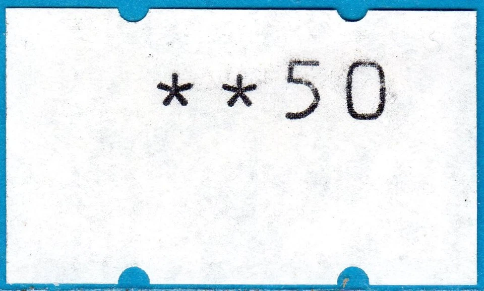 Sello de cajero automático México Eagle 1990 raro engomado blanco papel de prueba xx50 ** Klussendorf Foto 1 de 1