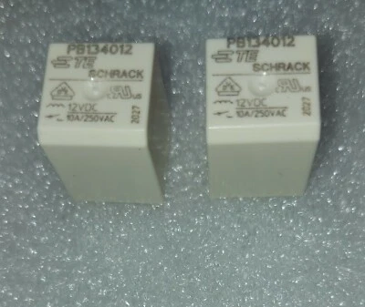 2 x Relé 12 V PB134012 PB900002=PB134012 10 A para Miele EZL 517A,ELP266 ELP26  - Imagen 1 de 3