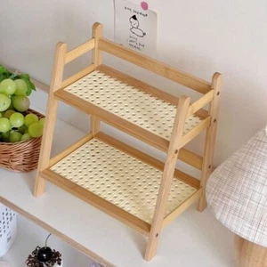 Trapezförmig Desktop-Organizer 2-stufige Ausstellungs ständer Schlafzimmer - Bild 1 von 9
