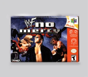 WWF NO MERCY / N64 - 2"x3" FRIDGE MAGNET (nintendo 64 game box wrestling) - Picture 1 of 4