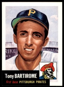 1991 Topps Archives #71 Tony Bartirome 1953 Reprint - Picture 1 of 2