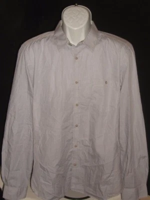 TED BAKER LONDON  LIGHT BLUE 100% COTTON L/S BUTTON FT. SHIRT SZ. 6 /XXL FITTED - Image 1 of 4