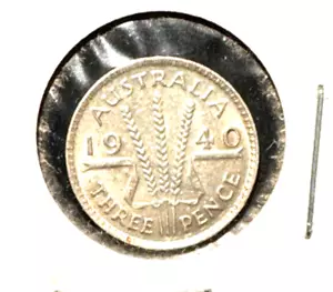 Australia 1940 tres peniques KM 37 BU - Imagen 1 de 2