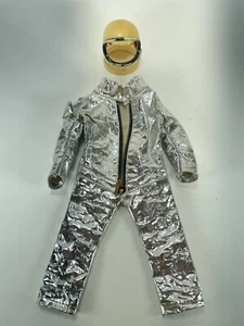Vtg 1960s Hasbro GI Joe Action Pilot Astronaut 1-Zipper Suit w/ helmet - Picture 1 of 13