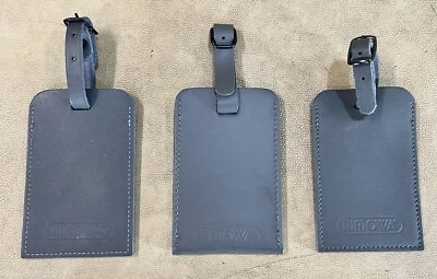 RIMOWA Leather Luggage Tags Set of 3 Grey - Image 1 of 4