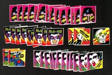 1985 AGI Rock Star Concert Cards Sticker Lot Of 88 EX AVG 6539