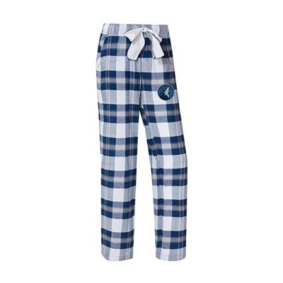 Minnesota Timberwolves Women's Flannel Pajamas Plaid PJ Bottoms - Image 1 of 4