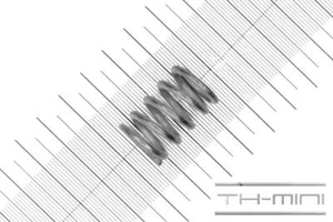 Muelle de presión 2,5 mm aplicado 18,5 x 27,5 mm 30 kg espiral acero inoxidable metal - Imagen 1 de 1