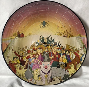 Charlotte’s Web PictureDisc 1973 MCA MCAP‑13302 w/Info Card  Sample Copy Sticker - Picture 1 of 4