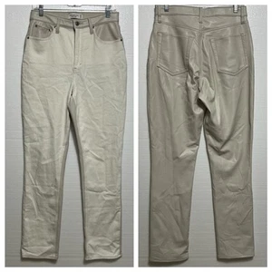 Abercrombie Damen Jeans weiß Gr. 29/8 Curve Love Slim Straight Ultra High Rise - Bild 1 von 14