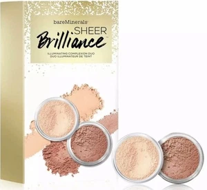 BAREMINERALS Sheer Brilliance Illuminating Complexion Duo Finishing Powder NIB - Picture 1 of 7