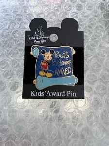 Disney Best Behavior Award Mickey Mouse Pin Vintage 2001 NOS - Picture 1 of 2