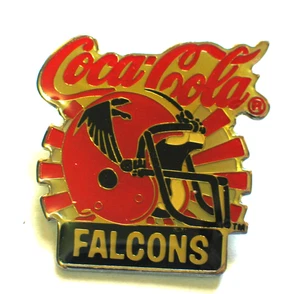 Atlanta Falcons NFL Fútbol De Colección _ Pin Patrocinador Coca-Cola - Imagen 1 de 1