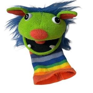 Regenbogen die gestrickte Handpuppe von The Puppet Company - Bild 1 von 4
