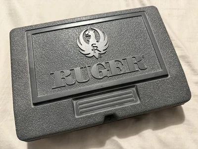 Original Ruger Factory Vintage Gray Hard Box P944 P94 40 Cal Plastic Case - Image 1 of 3