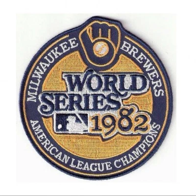 Milwaukee Brewers Inspired 1982 World Series Patch –Embroidered Iron-On Patch - Image 1 of 2