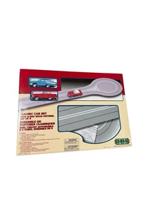 Lemax Classic Car Set with 2-Way Road Pattern 14677A Village Collection NOS NIB - Picture 1 of 10