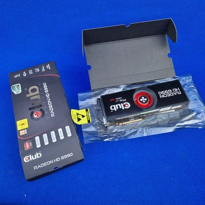 RARE: Club3D -DUAL- Radeon HD6990 4GB - 256bit - CGAX-69996 - WIN-XP-MONSTER - Image 1 of 4