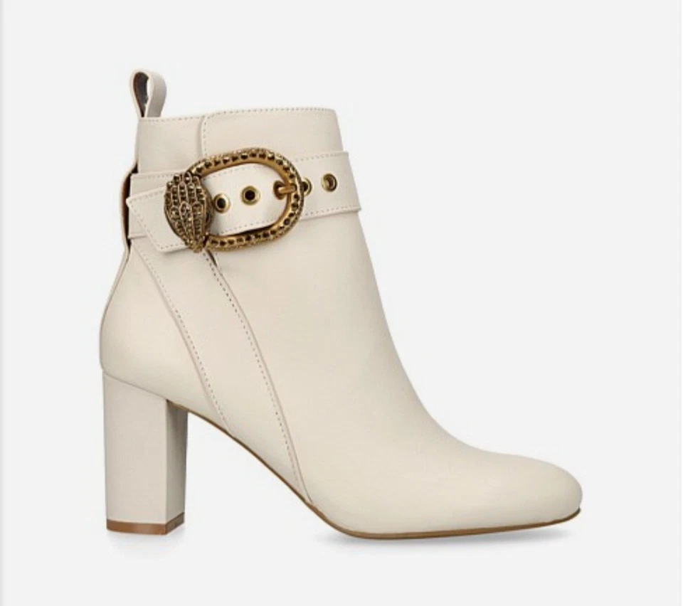 Новые женские кожаные сапоги на каблуке Kurt Geiger London Mayfair размер 7,5/38 - Изображение 1 из 1