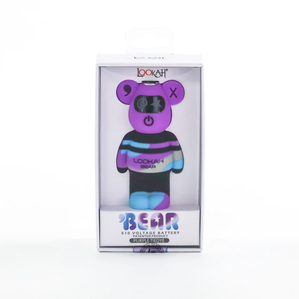 LOK-ah 510 Bear Battery- purple tiedye - Image 1 of 1