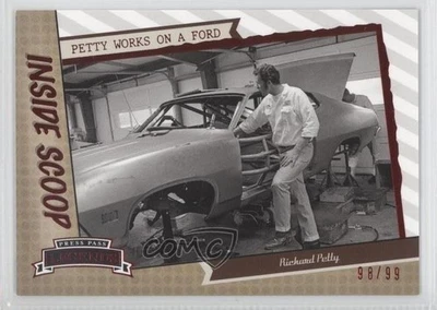 2011 Press Pass Legends Inside Scoop Red /99 Richard Petty #75 HOF - Image 1 of 2