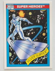 Silver Surfer 1990 Marvel Comics Super Heroes Trading Card Impel Marketing #32 - Picture 1 of 2