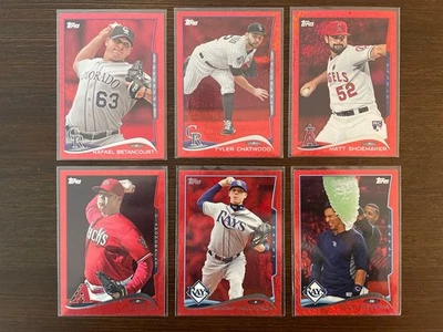 2014 Topps Red Hot Foil Parallel Lot - 6 Cards - Image 1 of 4