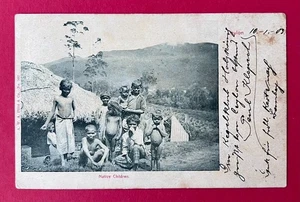 AK CEYLON in Indien 1903 Typen Kinder Native Children    ( 168922 - Bild 1 von 2