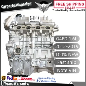 G4FD 1.6L Long block Engine Assembly For 2012-2019 Hyundai Accent Kia Veloster - Picture 1 of 5