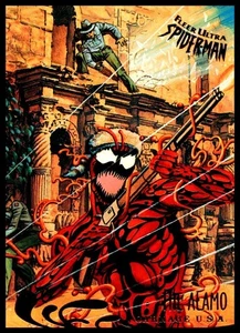 1995 Fleer Ultra Spider-Man "The Alamo / Carnage USA" #139 Gale Heimbach Art - Bild 1 von 2